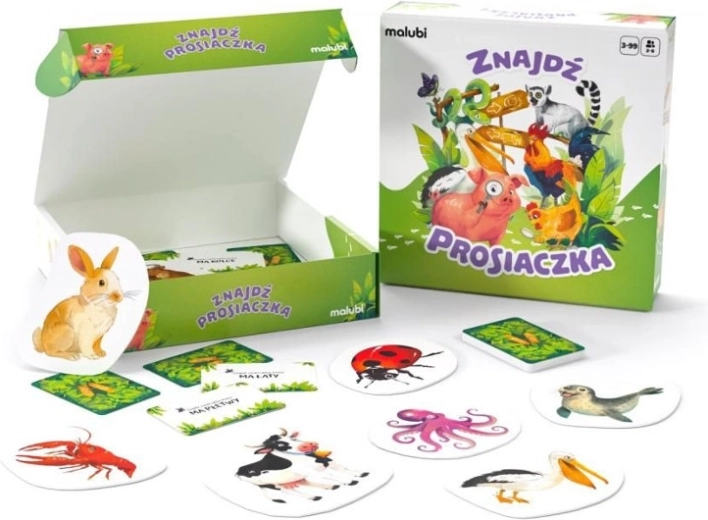 Gra planszowa Znajdź prosiaczka