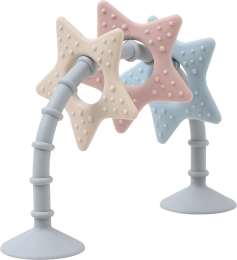 Shnuggle Stick n play star zabawka sensoryczna i gryzak