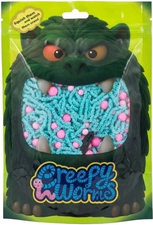 STNUX Creepy Worms sensoryczne robaczki różowo-niebieskie