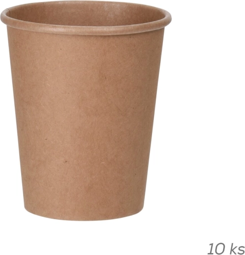 Papierowy kubek Nature 250 ml (papier/PE), 10 szt.
