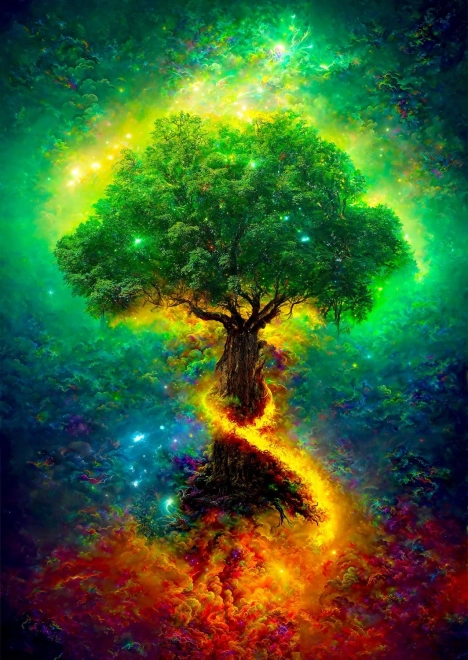 Ciesz się układanką Północne Drzewo Życia 1000 Elementów