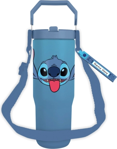 Lilo i Stitch kubek podróżny z paskiem