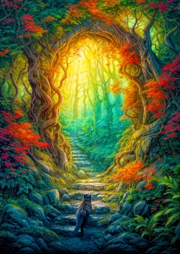 Enjoy puzzle Leśna brama 1000 elementów