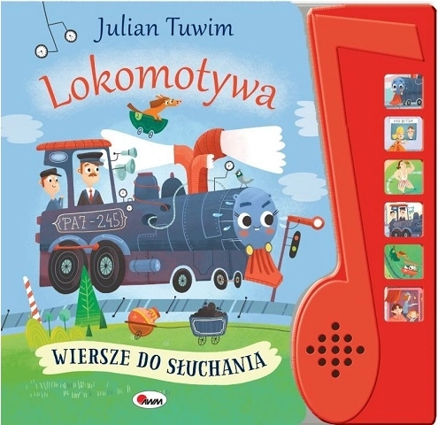Wiersze do słuchania: Lokomotywa – książka dźwiękowa dla najmłodszych