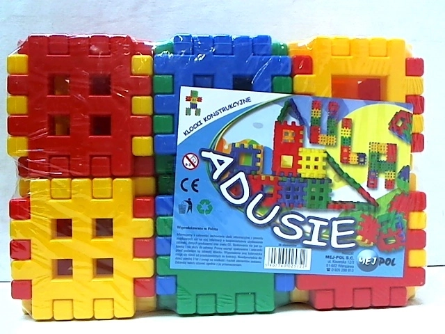 Adusie nadmuchiwane klocki konstrukcyjne 36 szt.