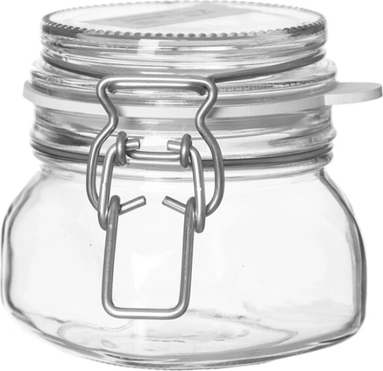 Szklany pojemnik z zamknięciem klipowym Gothika 0,3 l