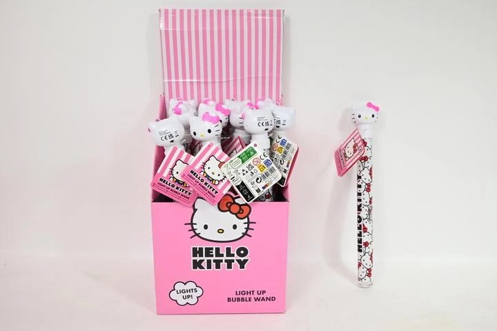 Świecąca różdżka do baniek Hello Kitty