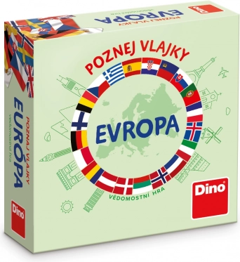 Dino Gra Podróżna Poznaj Flagi Europy