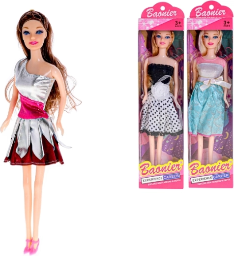 Modna lalka z przegubami 29 cm w pudełku prezentowym