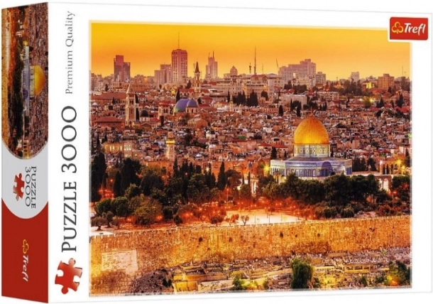 Puzzle 3000 elementów – dachy Jerozolimy