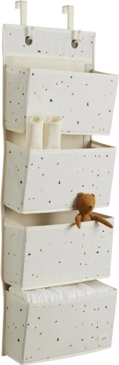 3 Sprouts wiszący organizer recycled terrazzo cream