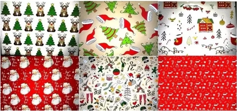 Świąteczny papier do pakowania