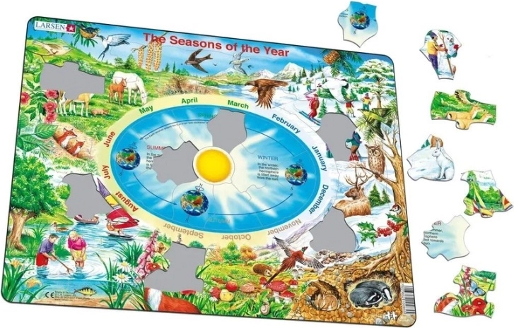 Puzzle Larsen Cztery pory roku maxi