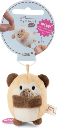 Breloczek Nici MyMochi małpka Manki 5 cm z elastyczną gumką