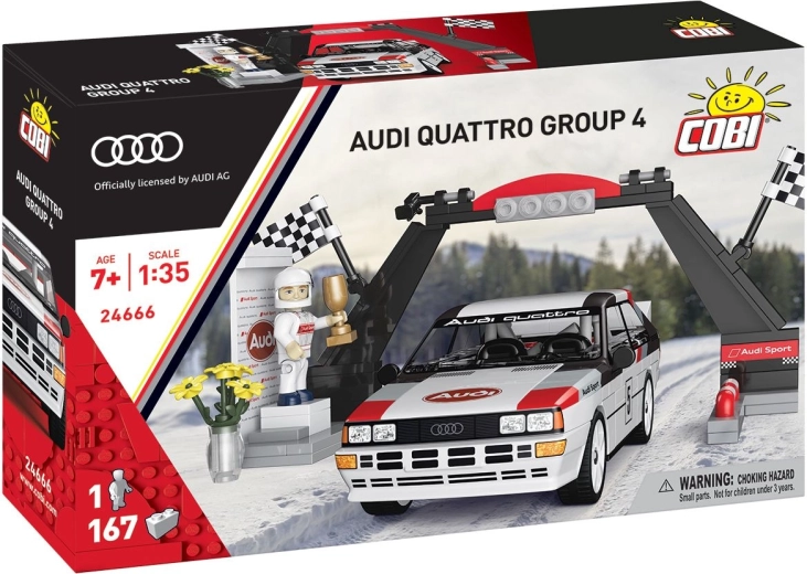 Cobi Audi Quattro Group 4 (1981) zestaw konstrukcyjny 1:35