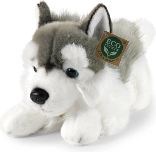 Rappa pluszowy pies Husky leżący 30 cm