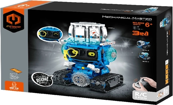 iM.Master – zestaw konstrukcyjny programowalnego robota na gąsienicach 3 w 1 (494 elementy)