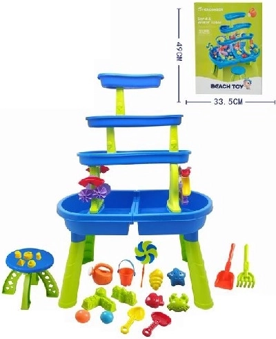 Zestaw do zabawy piaskiem i wodą, 46 elementów