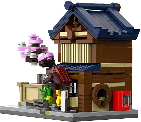 CaDA Mini japońskie łaźnie publiczne Sento, zestaw konstrukcyjny 1:65