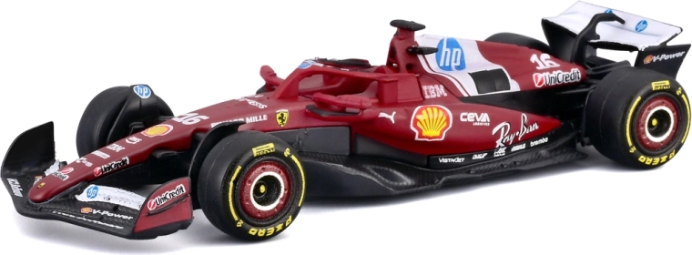 Bburago Ferrari SF-25 (2025) Charles Leclerc #16 – model Formuły 1 1:64 w blistrze
