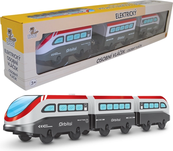 Babu elektryczny pociąg osobowy – zestaw 3 szt.