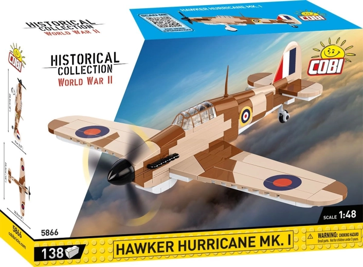 COBI Hawker Hurricane Mk. I 1:48 zestaw konstrukcyjny samolotu (II wojna światowa)