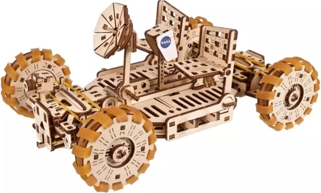 Ugears NASA łazik księżycowy – drewniane mechaniczne puzzle 3D