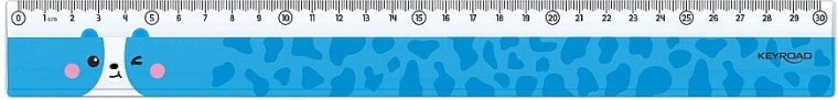 Linijka Keyroad Zwierzątka 30 cm