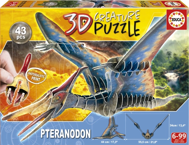 Educa 3D puzzle Pteranodon 43 elementy