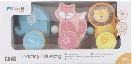 Drewniane zwierzątka do ciągnięcia POLARB by VIGA