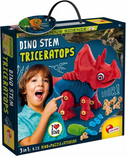Zestaw konstrukcyjny I'm A Genius Dino Steam - Triceratops