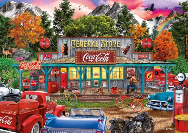 Puzzle sklepik z COCA-COLA 1000 elementów SCHMIDT