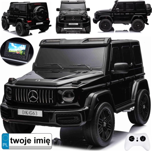 Dziecięcy samochód elektryczny Mercedes G 63 AMG 4x4 dla dwojga dzieci