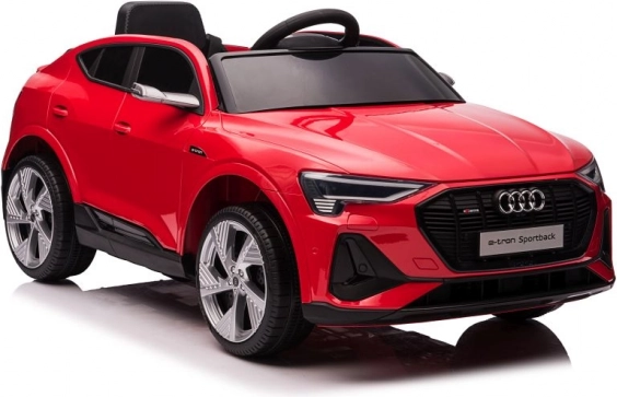 Elektryczny samochodzik AUDI e-tron, czerwony