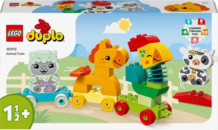 LEGO DUPLO Mój pierwszy pociąg ze zwierzętami