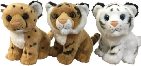 Biały tygrys lub brązowy gepard 16 cm
