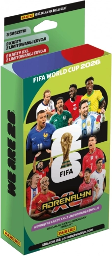Kolekcjonerskie karty PANINI FIFA World Cup 2026 Blister XXL