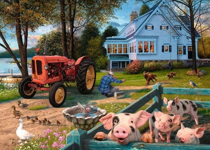 Puzzle Ravensburger Życie na wsi XXL 300 elementów