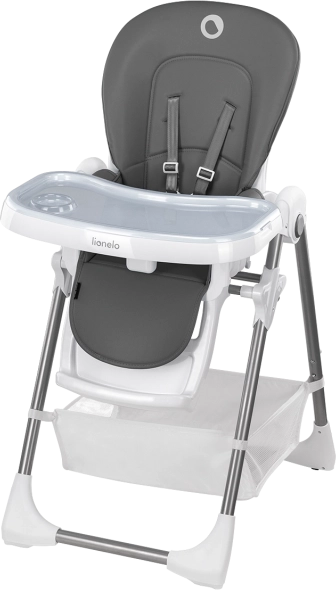 Krzesełko do karmienia LIONELO Linn Plus – Szary