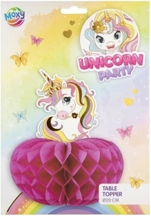 Dekoracja stołowa jednorożec 20 cm