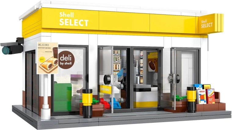 Zestaw konstrukcyjny CaDA Shell Select – stacja w skali 1:30