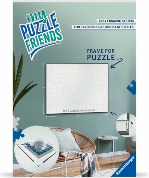Rameczek na puzzle Ravensburger My Puzzle Friends 49x36 cm - czarny