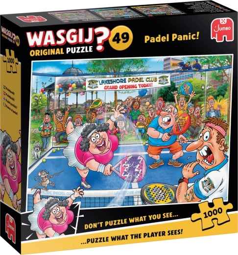 Jumbo Wasgij Original 49: Panika na padlu! puzzle 1000 elementów
