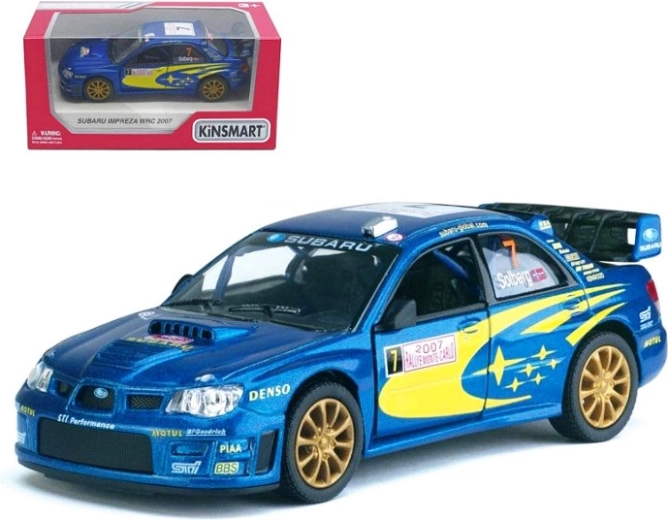 Subaru Impreza WRC metalowy model 1:36 z napędem Pull Back