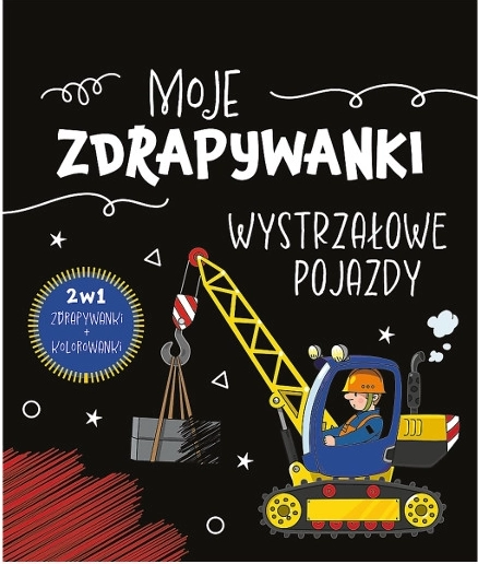 Kreatywny zeszyt zdrapywanek Moje zdrapywanki: wystrzałowe pojazdy (polski) - 1 szt.