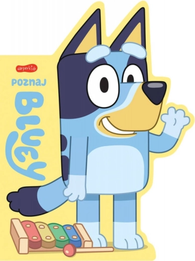 Poznaj Bluey - kartonowa książka w kształcie pieska