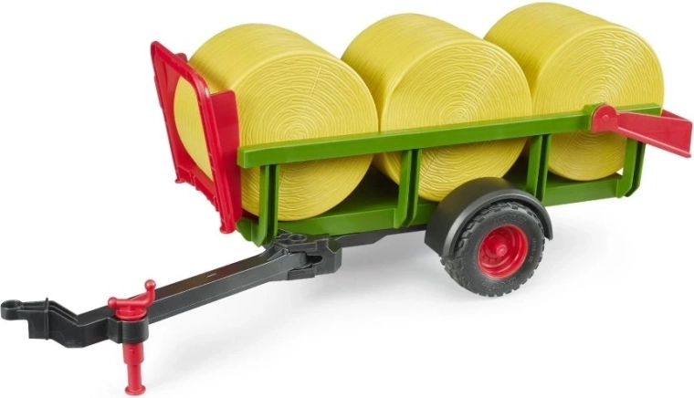 Bruder przyczepa do bel z 3 belami