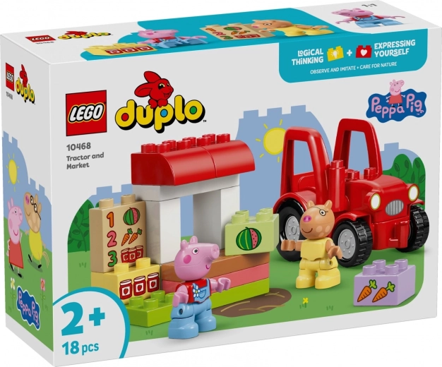 LEGO DUPLO PEPPA PIG traktor i targ (10468)