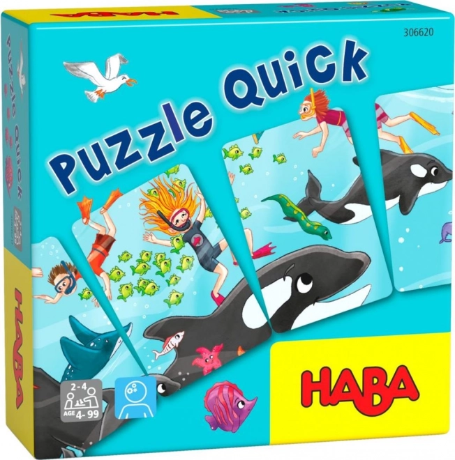 Haba mini gra dla dzieci Szybkie puzzle