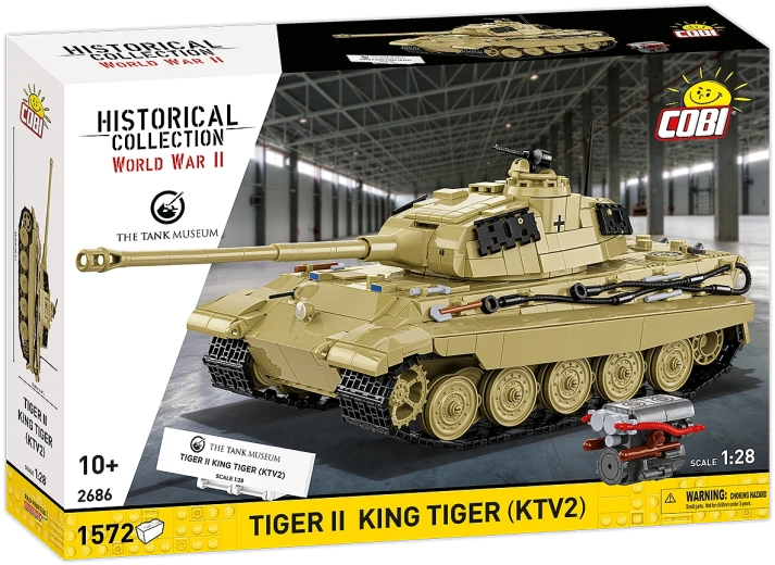 Cobi Tiger II King Tiger (KTV2) 1:28 zestaw konstrukcyjny